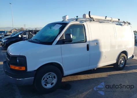 2014 Chevrolet Express 2500 Work Van из США, поврежденный, VIN 1GCWGFCB4E1122593